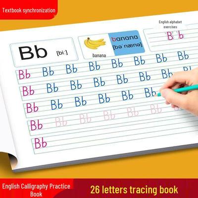 Красная книга: Практика обводки и написания английского алфавита