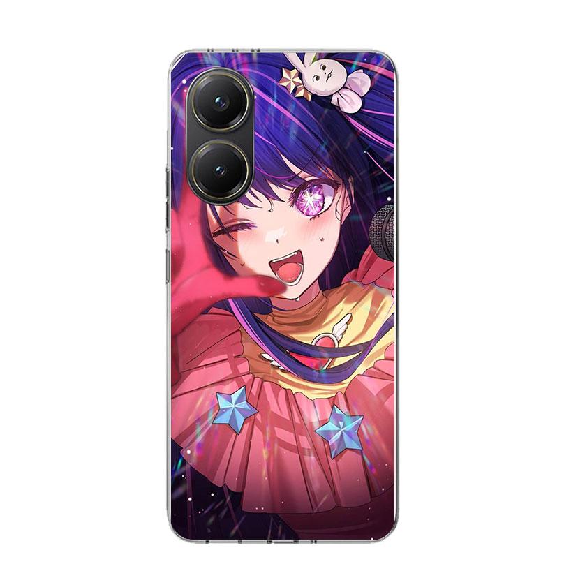 Чехол для телефона Oshi No Ko для Xiaomi Poco X7 X6 X5 Pro F7 Ultra Redmi 15C 15 13 13C 12 12C 10 10A 10C 9 9A 9C 9T Покрытие Poco X7 X6 X5