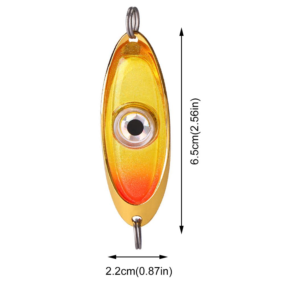LED Fishing Lure Light Rotatable Fishing Lure Trap Light Waterproof Underwater Eye Shape Fishing Lure Light Fishing Accessories
