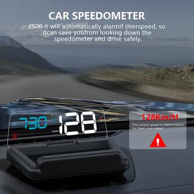ZQKJ C500 HUD Car OBD2 Head Up Display Спидометр Проектор EOBD Автомобильный Цифровой Бортовой Компьютер Датчики Температуры Воды