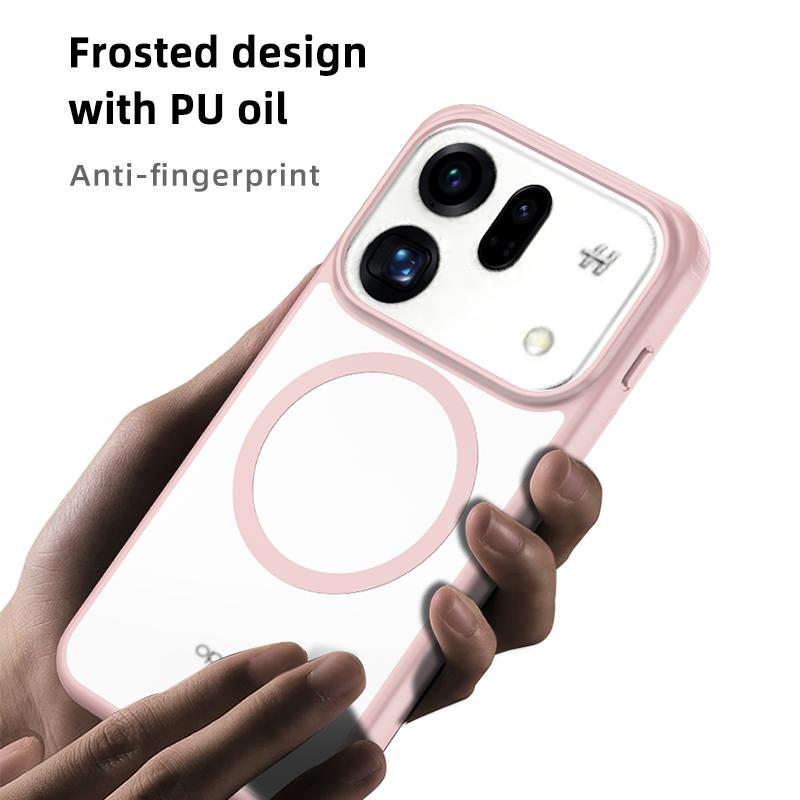 Роскошный Простой Полупрозрачный Чехол Для Телефона Для Oppo Find X9 Ultra X9S Pro X8 Ultra X8S Plus Магнитная Зарядка Ударопрочный Защитный Чехол