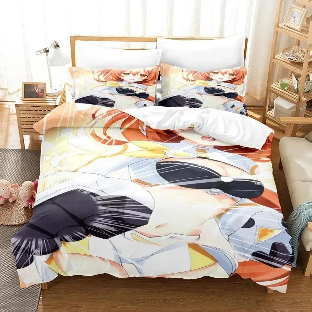 Kannuki Natsume Bedding Set Single Twin Full Queen King Size Bed Set Adult Kid Bedroom Duvet Cover Sets 3D Bed Sheet Set