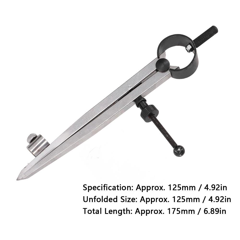 Carbon Steel Adjustable Scribing Tool Lockable Angle Metal Scribe Tool Leather Craft