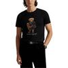 Polo Ralph Lauren Футболка с принтом медведя с круглым вырезом 710P00094-001