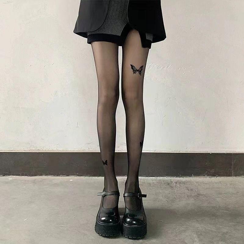 Прочные женские чулки черного цвета, устойчивые к зацепкам - Прозрачные летние носки, улучшающие цвет кожи, Нескользящие для голых ног