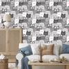 Smiling kittens wallpaper for living room and bedroom 50x1000