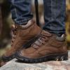 Мужская обувь из натуральной кожи, водонепроницаемые уличные мужские ботинки, удобная мужская прогулочная обувь для походов