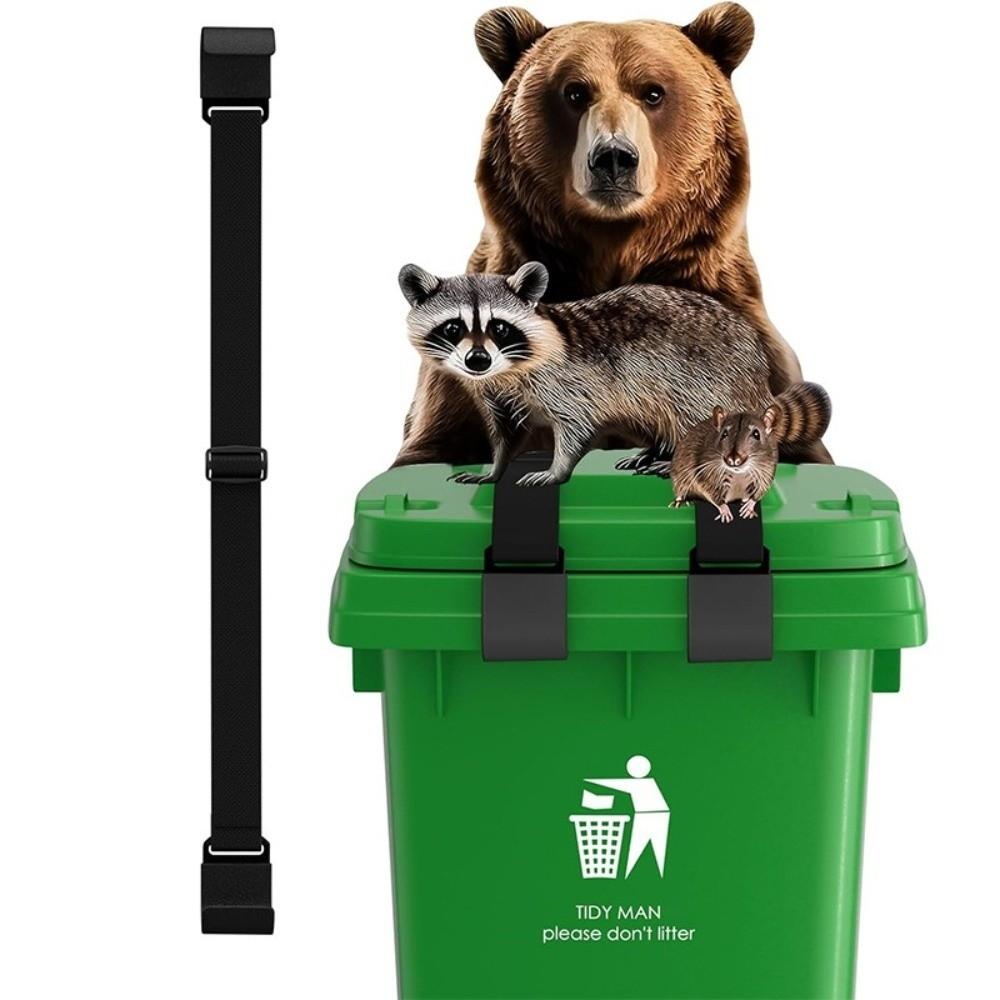 Metal Claws Garbage Can Locks Anti Slip Outdoor Trash Locks Trash Can Locks Residential Carts