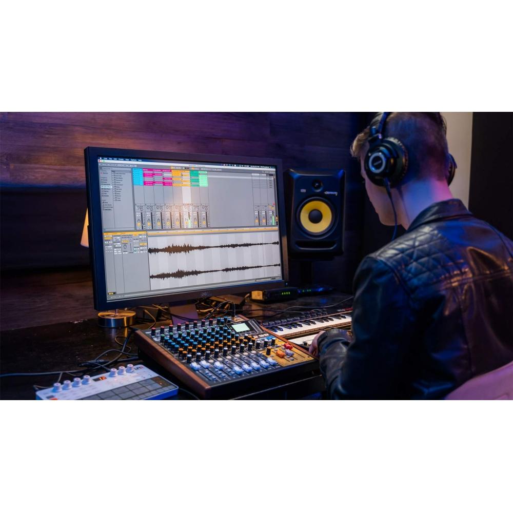 TASCAM Модель 12 12-дорожечный MTR USB аудиоинтерфейс DAW-контроллер HUIMCU MIDI Pro Tools Logic Pro Cubase