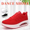 Cushioning Lightweight Fitness Trainers for Women Girls Modern Jazz Dance Sneakers Breathable Mesh Dancing Practice Shoes