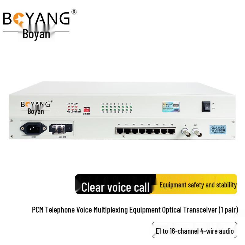 Boyang E1 PCM и оптические мультиплексоры