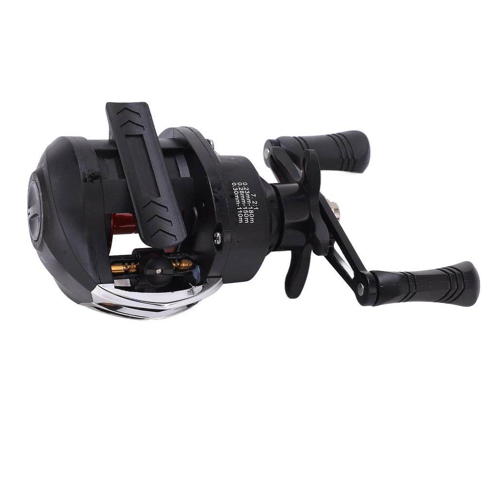 Zerodis Baitcasting Gear Suitable for Saltwater and Freshwater Ideal for and Reel, Right-Handed, 7.21 Ratio, Fishing, Explosion-Proof, Pike,