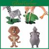 Фигурки из мультфильма Мадагаскар 4 шт. Коллекция кукол Игрушка для детей Милая и мини-игрушка