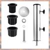 2025 Trend Umbrella Mount Stand Tube Outdoor Parasol Base Holder Insert Pipe Sleeve, For Outside Garden Backyard Balcony