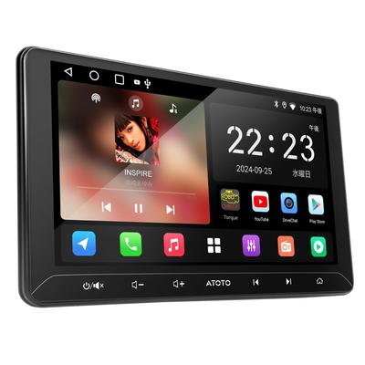 ATOTO A5L Android Дисплей Автомобильная Навигационная Система с Беспроводным CarPlay Android DSP Зеркальный HD AI Разговор GPS Медиа 10,1-дюймовый Аудио, Двойной DIN &