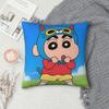 Decorative Pillowcase Crayon Shin-Chans Cartoon Anime Merchandise Seater Pillow Case Cover Square Style Multiple Sizes