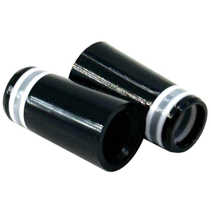 10Pcs Collared Rubber Ferrules for Golfs Iron with Rings, Golfs Iron Ferrules, Golfs Tapered Ferrule for Parallel Shaft