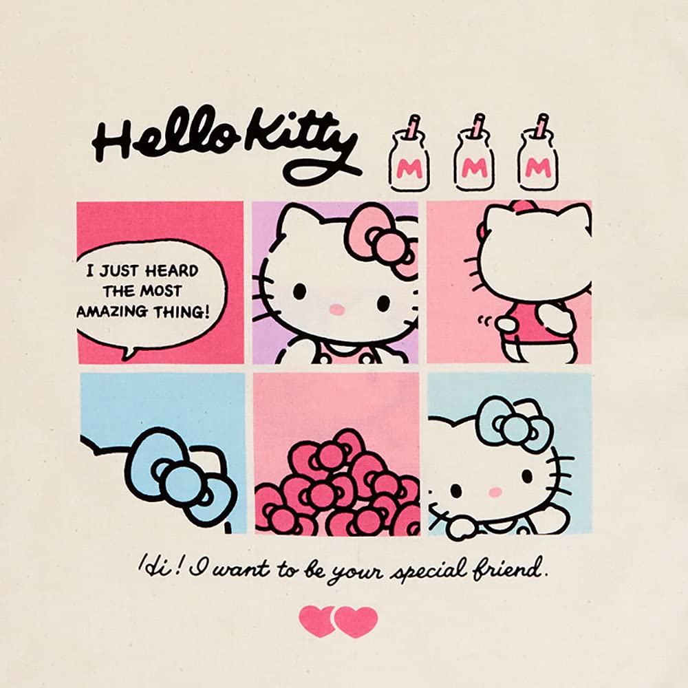 Сумка-тоут Sanrio Hello Kitty из хлопка 839604 (Кома)