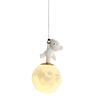 Panda Pendant Light 3D Moon Planet Hanging Lamp Bear Rabbit Chandelier