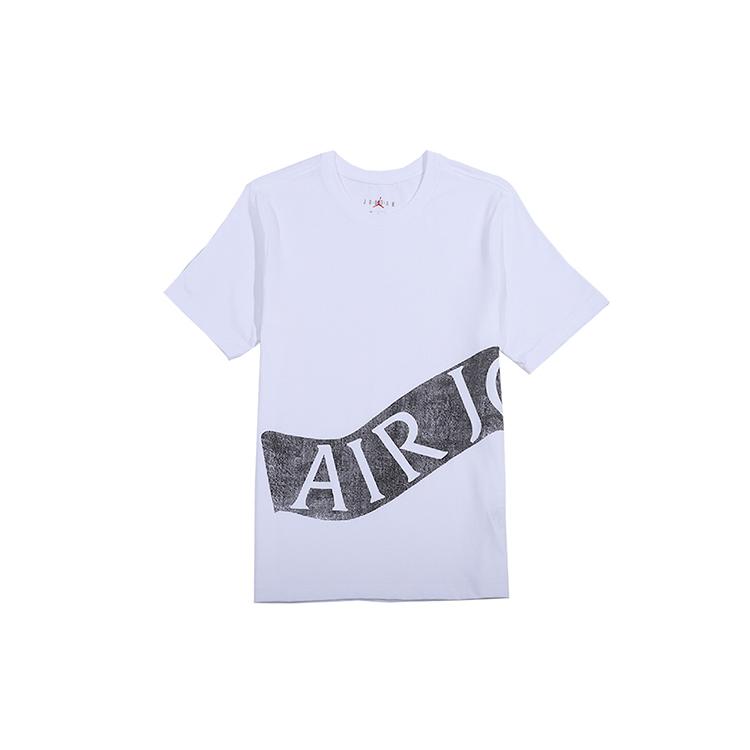 Jordan T Shirts Men's Crew Neck Moderate Straight Fit AQ4080-100