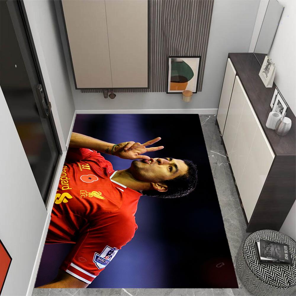 Ecuadorian Football Legend Floor Mat Perfect for Game Room Dormitory Kitchen Entryway Anti-slip Rug Anime Office Decor