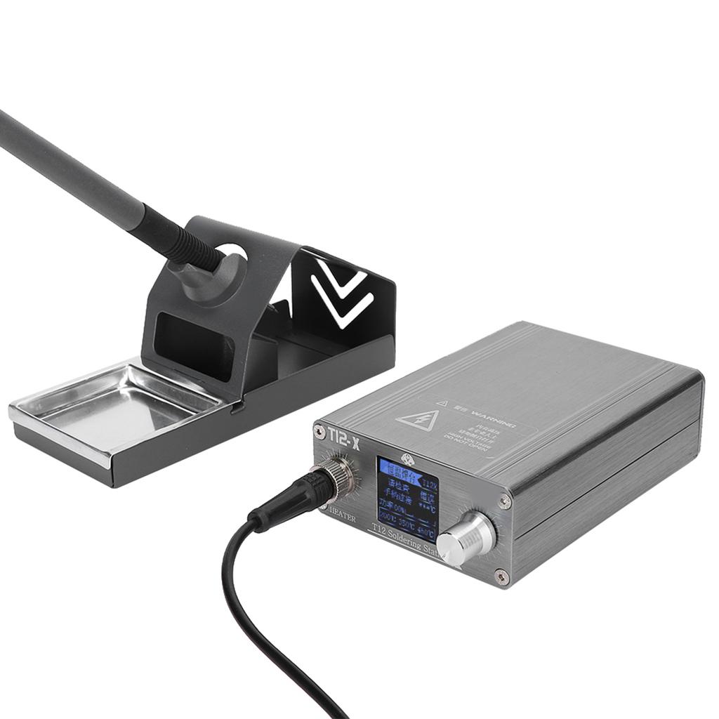 Паяльная станция T12‑X с цифровым дисплеем, инструмент для сварки и ремонта мобильных телефонов
