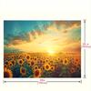 Sunflower field background Outdoor holiday party background portrait photography studio