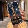 Чехол для телефона Эйфелева башня Carcasa Funda Для iPhone 17 Pro Max Air 16 15 14 13 Pro Max 15 16 Pro 15Plus Чехол