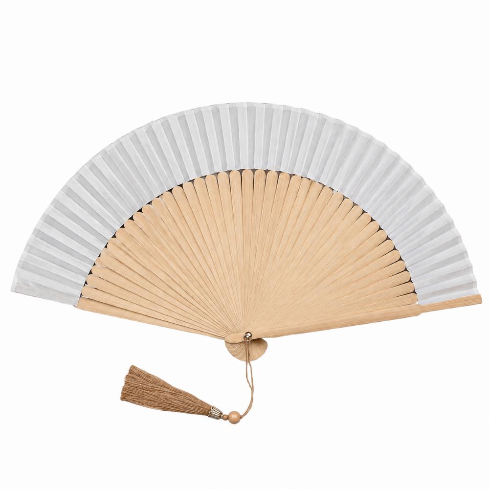 Cotton Linen Cloth Folding Hand Fan Japanese Style Handheld Fan New Chinese Style Fan  Gift Giving