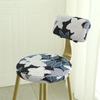 Stretch Counter Height Bar Stools Cover Set Jacquard Swivel Bar Chairs Cover Swivel Barstools Stretchable Chairs Protector