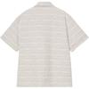 Carhartt WIP Мужская рубашка с коротким рукавом в полоску Gellar с нагрудным карманом I035569-30F-02