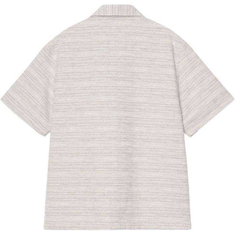 Carhartt WIP Мужская рубашка с коротким рукавом в полоску Gellar с нагрудным карманом I035569-30F-02