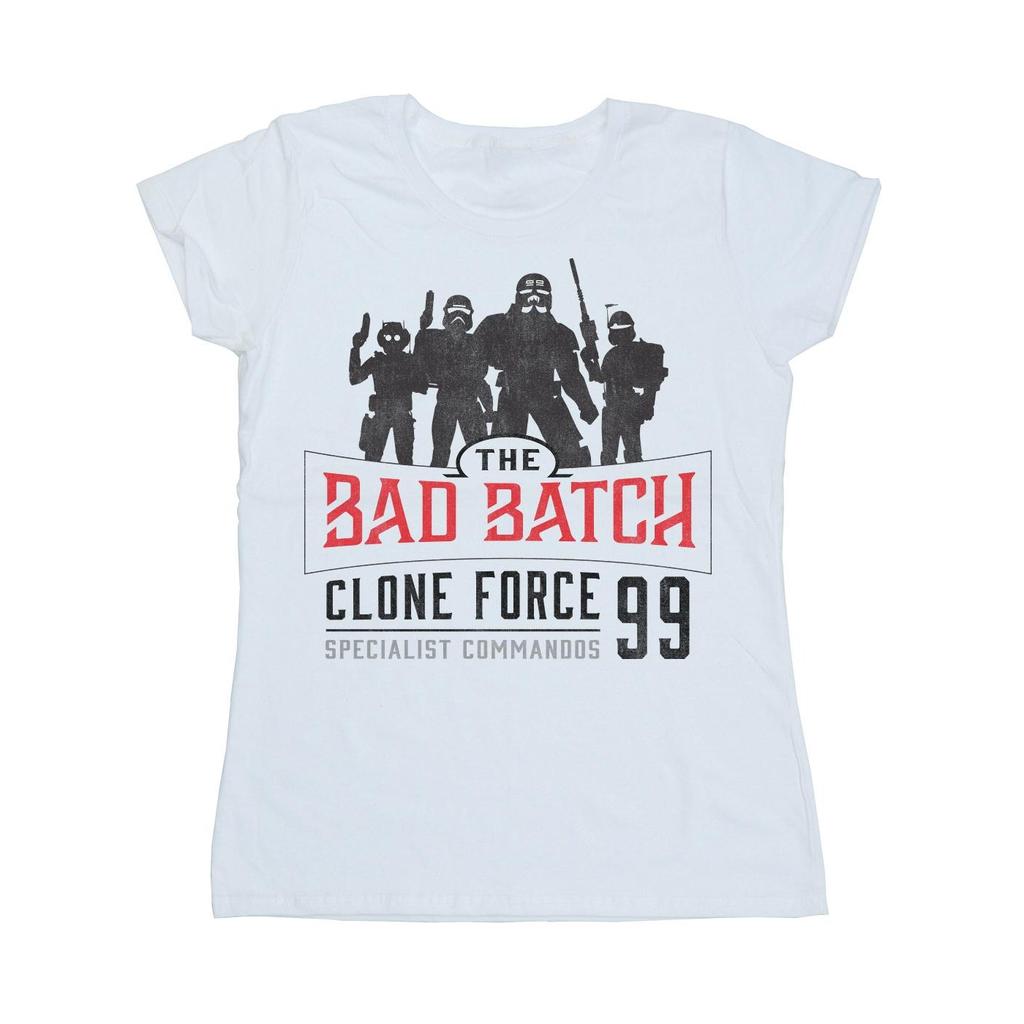 STAR WARS Женская/женская хлопковая футболка The Bad Batch Clone Force 99