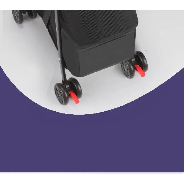 Foldable Pet Stroller Cat Small Dog Cart Puppy Kitten Teddy Car Outdoor Lightweight Folding Pet Stroller