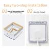 Водонепроницаемые прозрачные коробки для розеток, набор из 4 штук, с самоклеящейся основой, влагозащитные крышки для защиты розеток