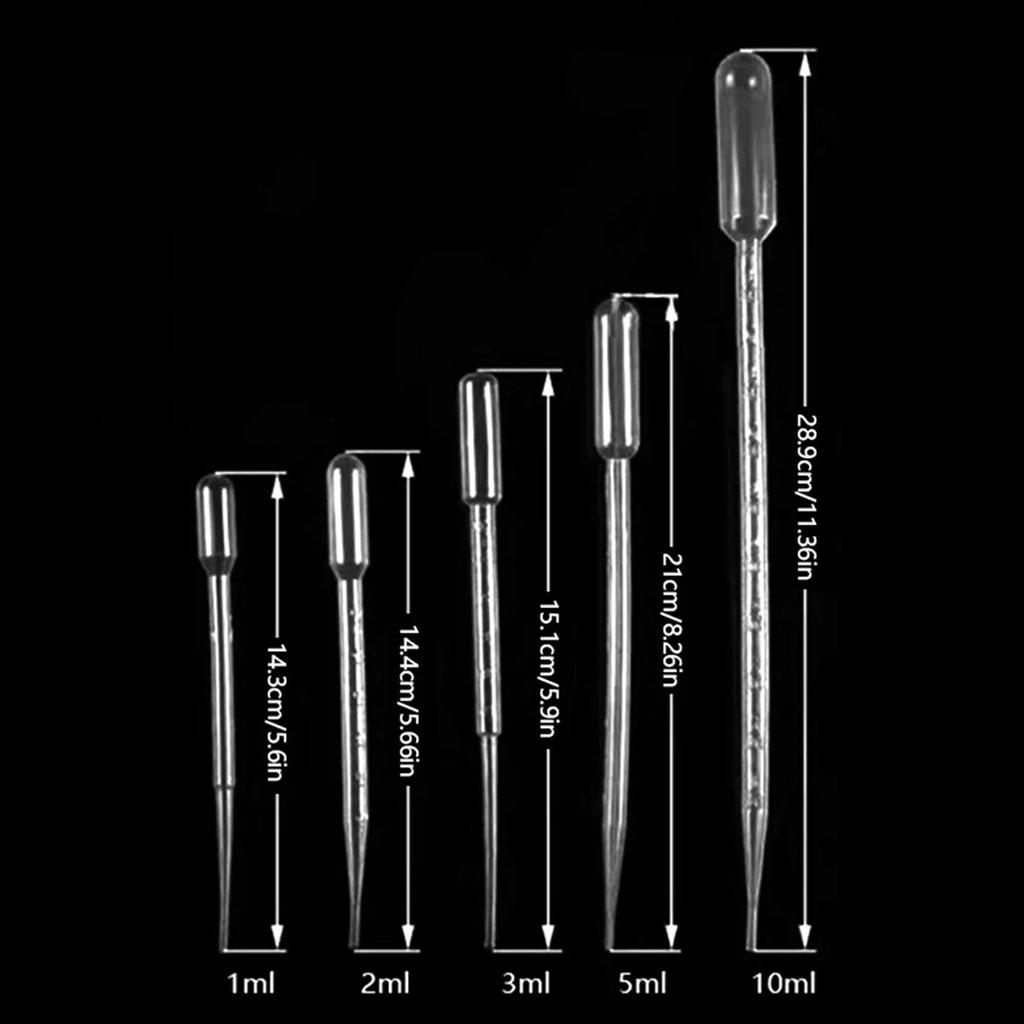 100 шт./лот лабораторная пипетка 1 мл 2 мл 3 мл 5 мл пластиковый одноразовый градуированный контейнер жидкостное капельное оборудование соломинка инструменты для макияжа