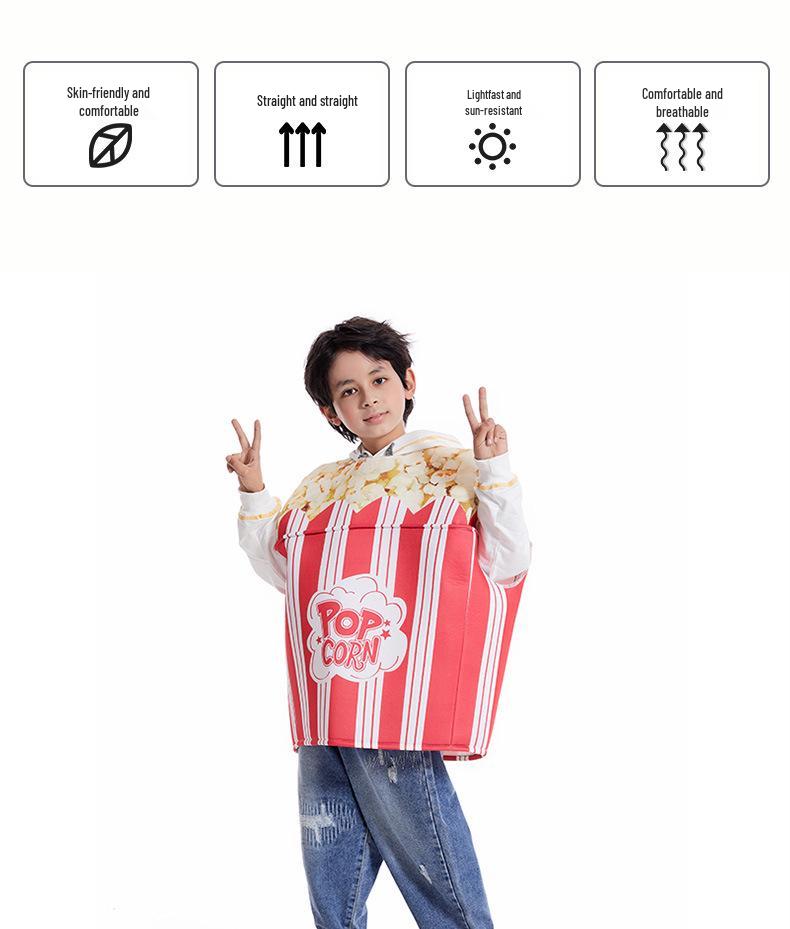 Костюм для косплея аниме-куклы на Хэллоуин для выступления с попкорном