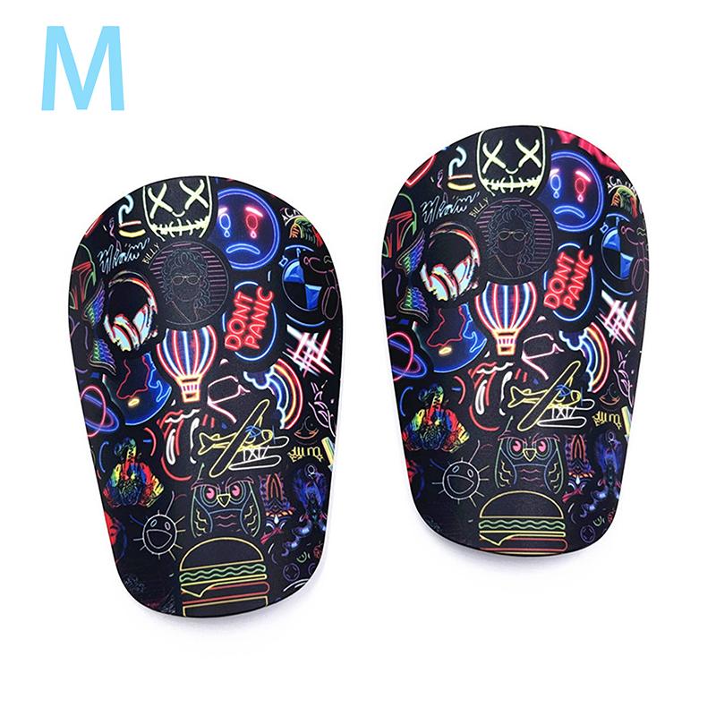 1 пара маленьких мини-щитков для голени из губчатой резины Eva, износостойкие, амортизирующие, футбольные щитки для тренировок по футболу