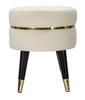 Stool Paris Beige Gold Cm Ø 35X40,5