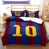 3pcs Football digital jersey theme pattern bedding set duvet cover set includes duvet cover &pillowcases, perfect all season bedroom decoration & gift