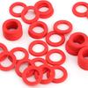 Силиконовые прокладки для шлангов Красный набор шайб Запчасти для ремонта кранов Уплотнительные кольца для садового шланга 3/4 дюйма и уличного водяного крана Легкий ремонт протечек