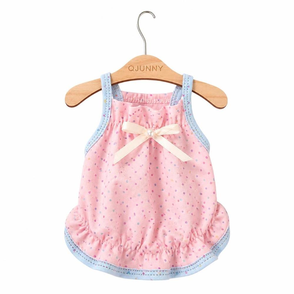 Polka Dot Puppy Cat Slip Dress Breathable Cat Sleeveless Dress Corgi Teddy Clothes Pet Supplies