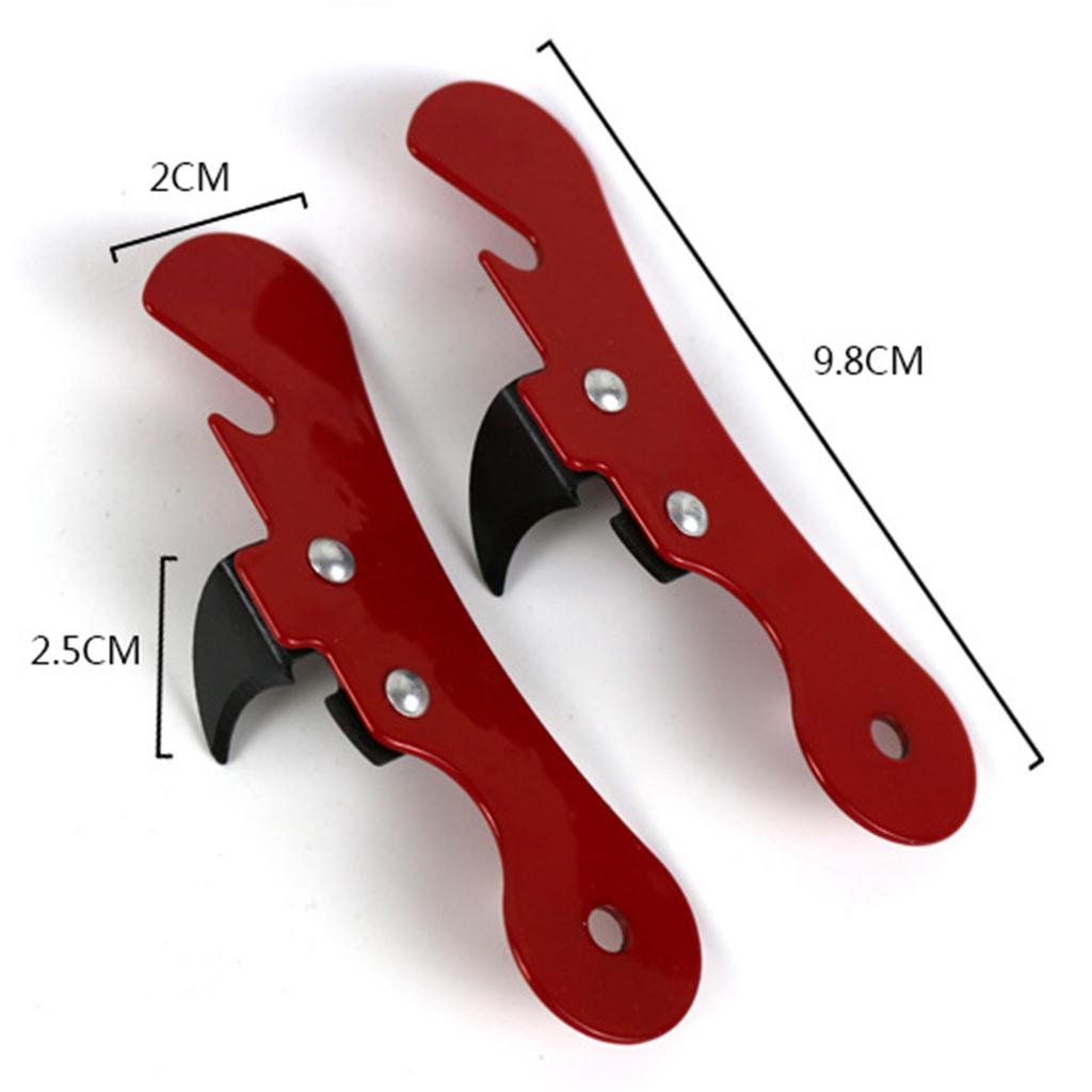 Многофункциональный консервный нож из нержавеющей стали с боковым срезом, ручной консервный нож, профессиональный эргономичный консервный нож, кухонный инструмент