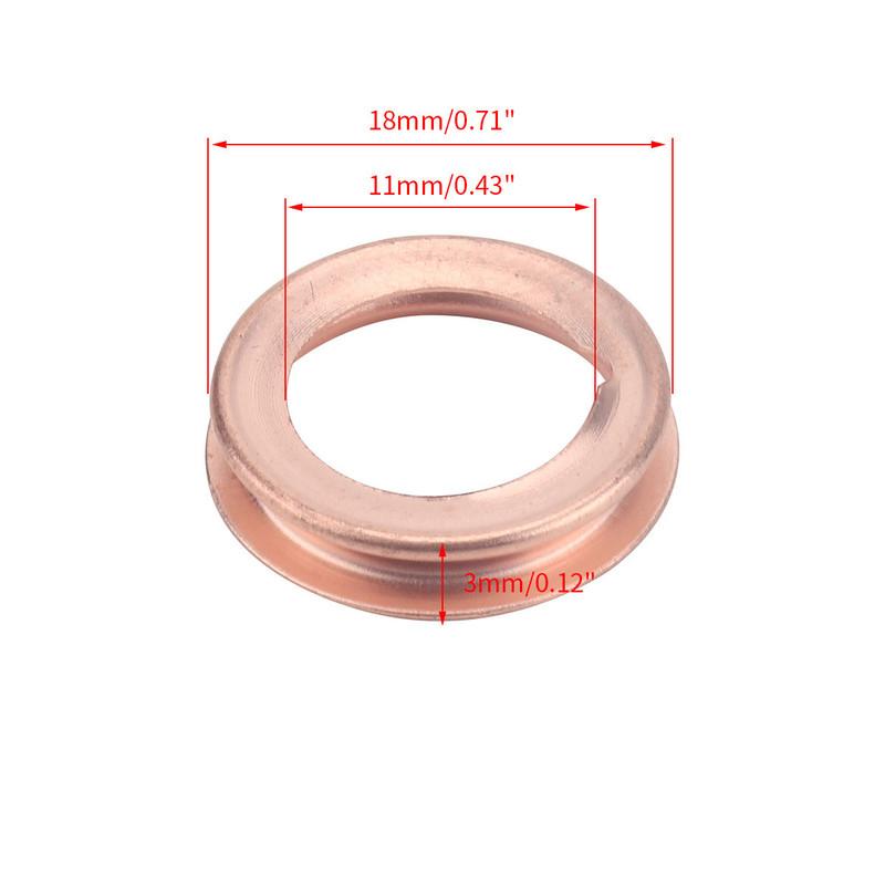 10Pcs copper disc copper disc for oil pan sealing ring for DACIA NISSAN 1102601M0
