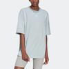 Adidas Originals Drop Shoulder Sleeve T Shirt Women's Light Gray (Unisex) T-Shirts HF0271