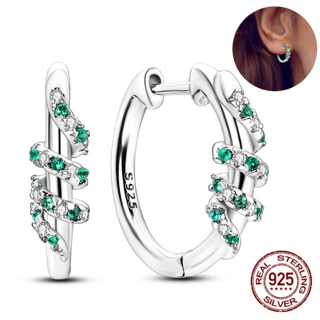 Настоящие 100% стерлингового серебра 925 пробы, цветы, сверкающие серьги-бабочки для женщин, модный бутик ювелирных изделий, вечерние, свадебный подарок, новинка 2023 года