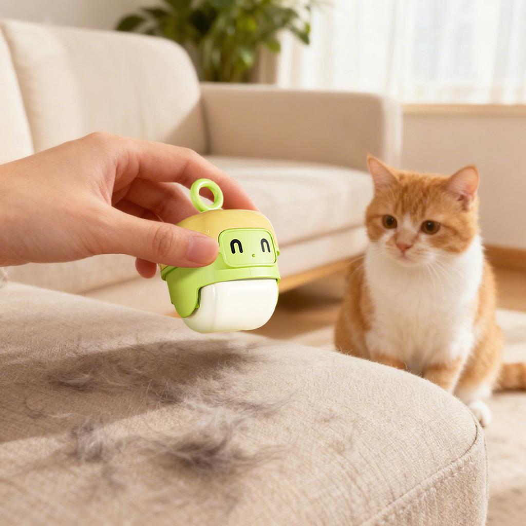 Lint Roller, Reusable And Washable Lint Roller, Portable Pet Hair Remover, Travel Sized Garment Lint Remover, Compact Pet Hair Removal Tool, Effortles