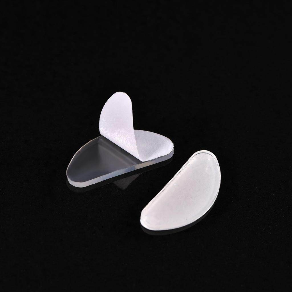 D-Shaped Silicone Nose Pad, Glasses Silicone  Raised Nose Support, NoseBridge Support To Prevent Pressure Marks