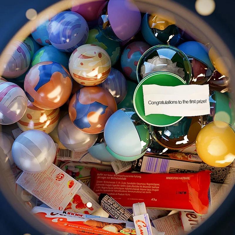 Non-Toxic Kids Claw Machine Mini Candy Vending Grabber Prize Dispenser Electronic Game For Party Birthdays With Lights Sound Toys For Children