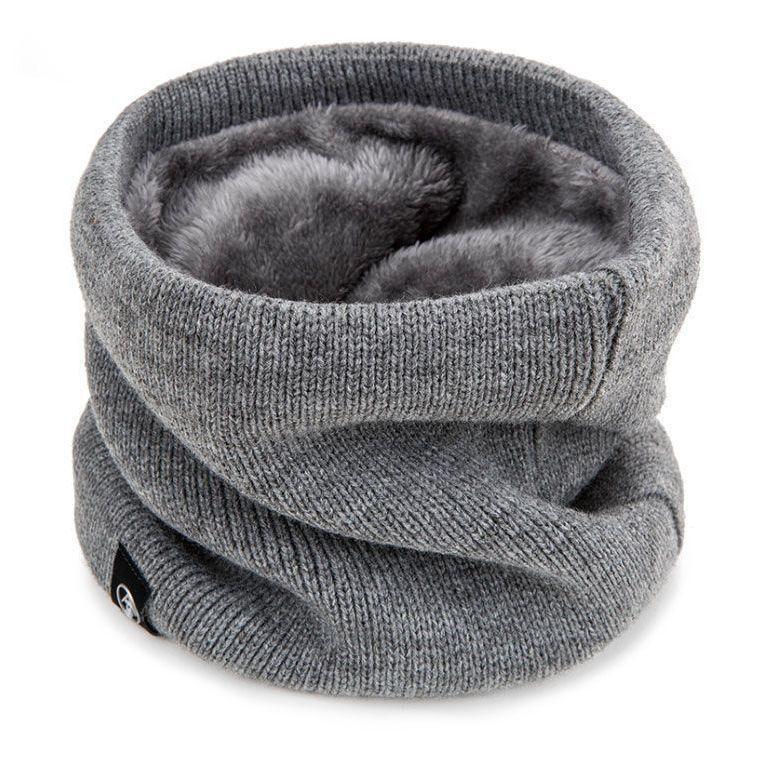 Soft Knit Winter Neck Warmer Thickened Thermal Gaiter Scarf Cover for Running Skating Skiing Hiking Outdoor Sports Cold Weather
